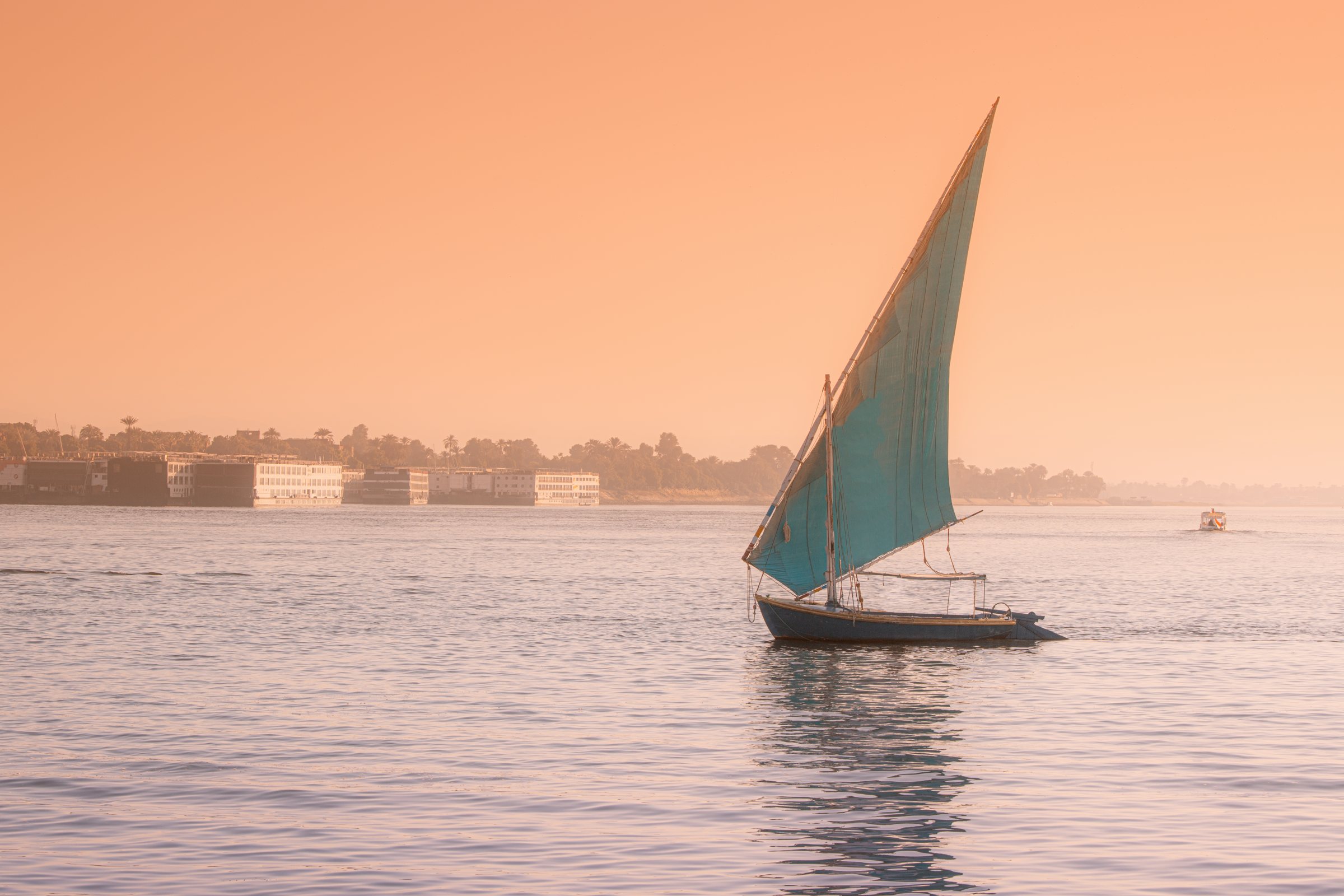 O Nilo à vela, ao ritmo do vento