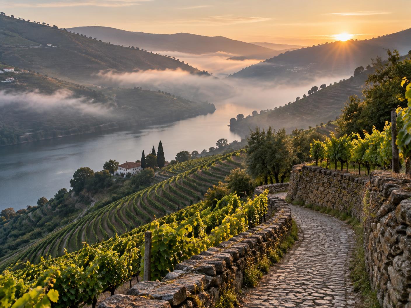 Primavera no Douro, socalco a socalco